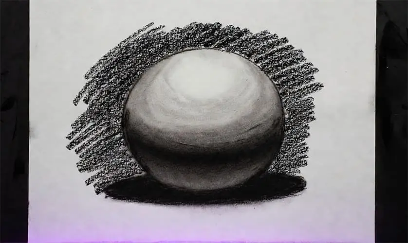 طراحی سیاه قلم روی حجم و سایه روشن برای آموزش مبتدی‌ها