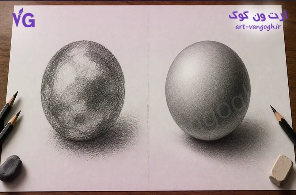اشتباهات رایج در سایه روشن سیاه قلم