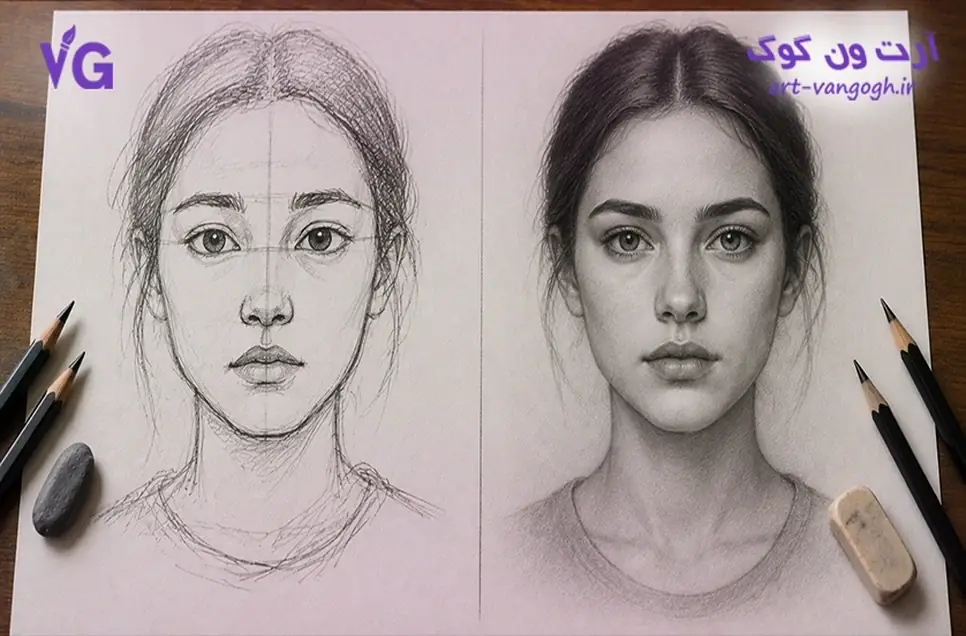 اشتباهات رایج در طراحی چهره سیاه قلم