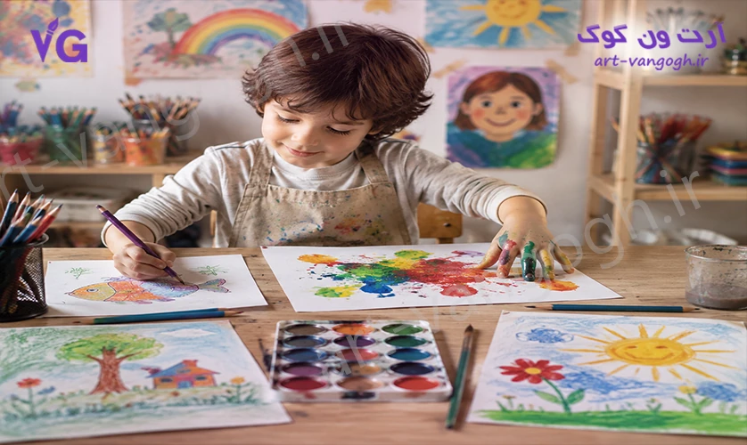 روش های تقویت خلاقیت کودک با نقاشی