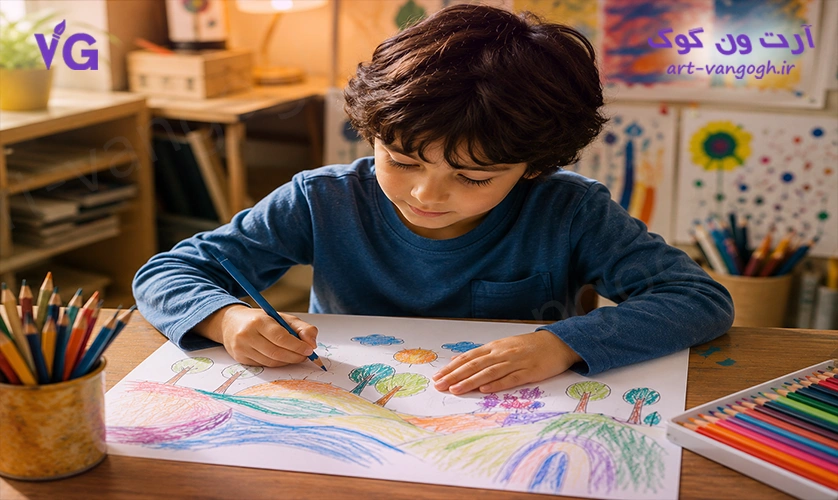 نقاشی کودک بدون کپی