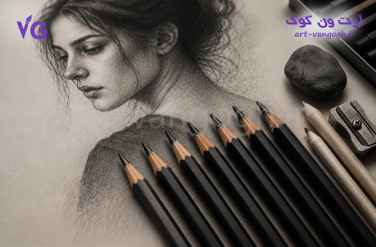 بهترین مداد برای طراحی سیاه‌ قلم + راهنمای خرید و انتخاب