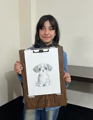 نمونه کار هنرجوی آرت ون گوگ