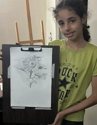نمونه کار هنرجوی آرت ون گوگ