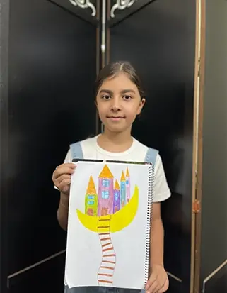 نمونه کار هنرجوی آرت ون گوگ